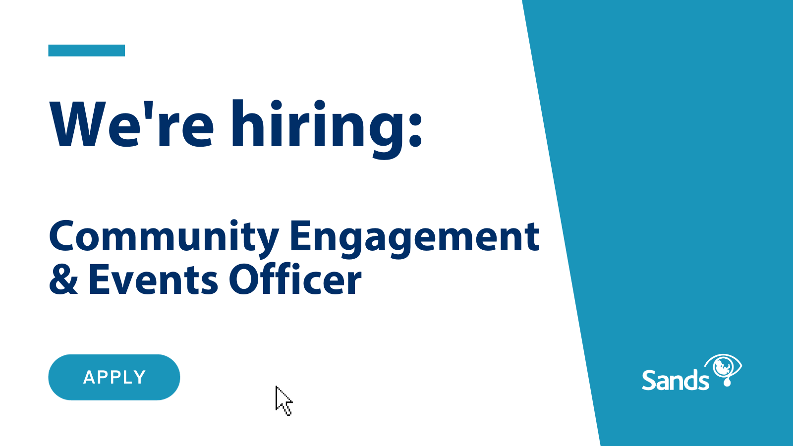 We are hiring Community Engagement and Events Officer